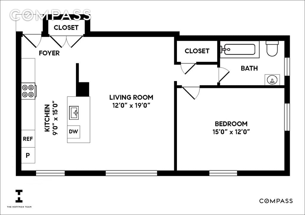 Floor plan of 175 West 73rd Street #6F in Manhattan, New York, NY 10023