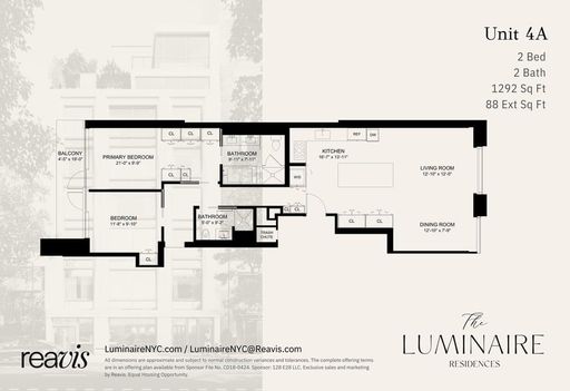 Floor plan image of 128 East 28th Street #4A in Manhattan, New York, NY, 10016