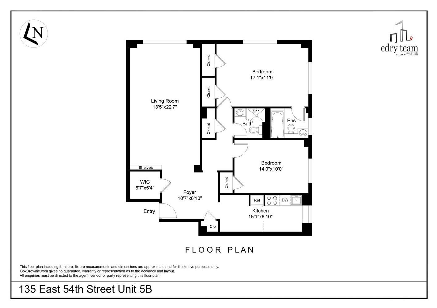 Image 1 of 17 for 135 East 54th Street #5B in Manhattan, New York, NY, 10022