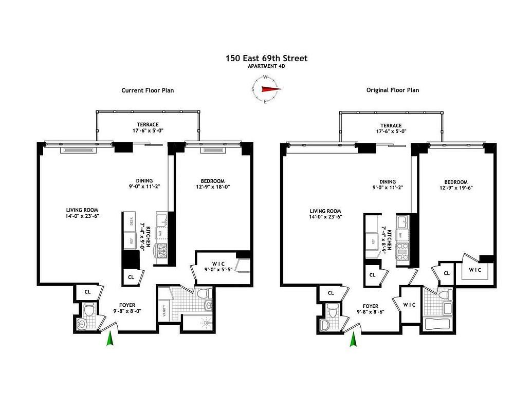 Floor plan image of 150 East 69th Street #4D in Manhattan, New York, NY, 10021
