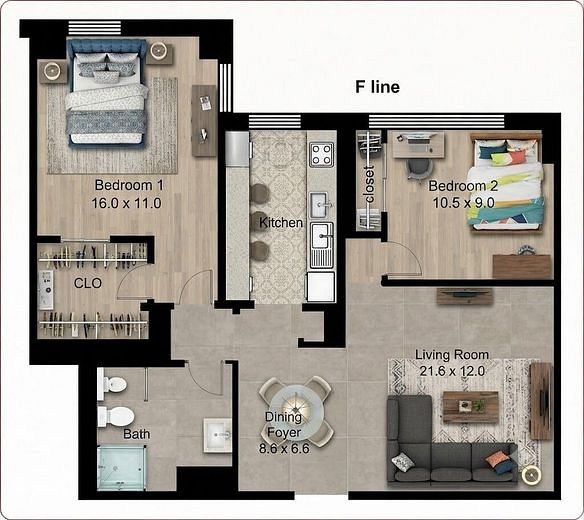 195 Adams street #4F