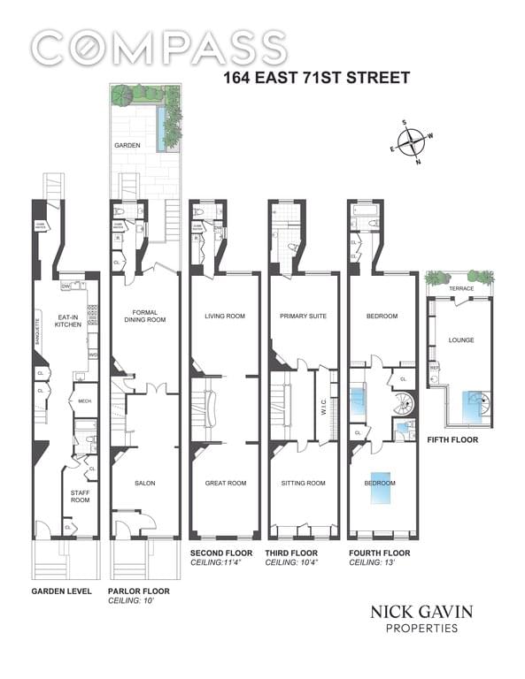 Floor plan of 164 East 71st Street in Manhattan, New York, NY 10021