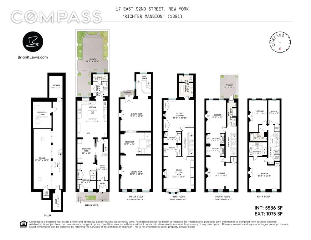 Floor plan of 17 East 92nd Street in Manhattan, NEW YORK, NY 10128