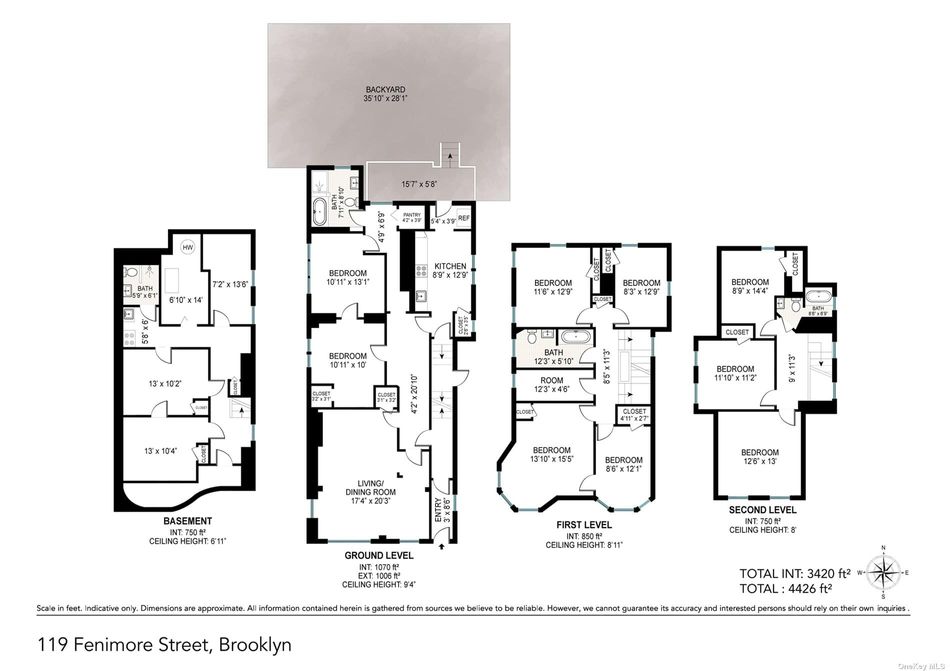 Image 1 of 9 for 119 Fenimore Street in Brooklyn, Prosp-Leff Gdns, NY, 11225