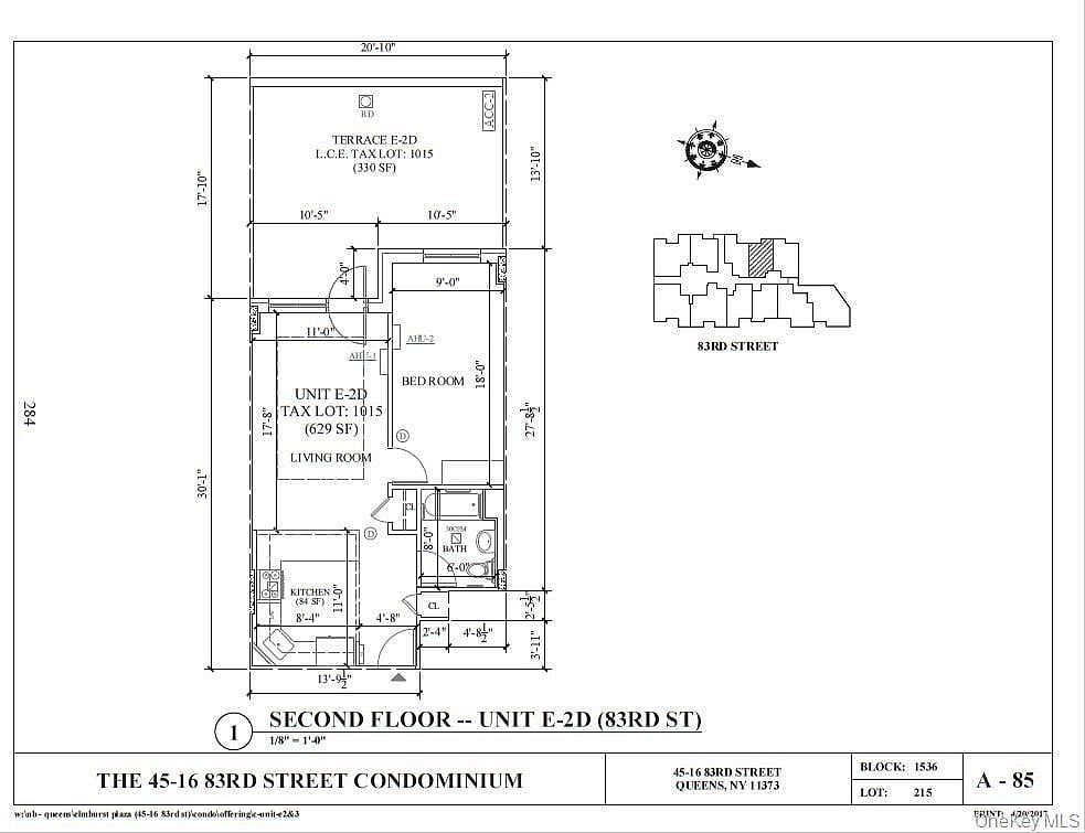 Image 1 of 11 for 4516 83rd St #E2D in Queens, Elmhurst, NY, 11373