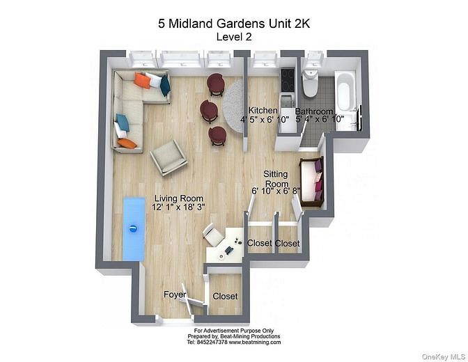 5 Midland Gardens #2K