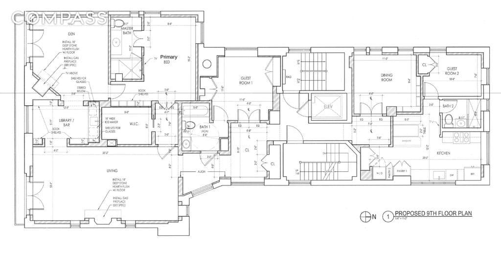 Floor plan of 105 East 38th Street #PHDUPLEX in Manhattan, New York, NY 10016