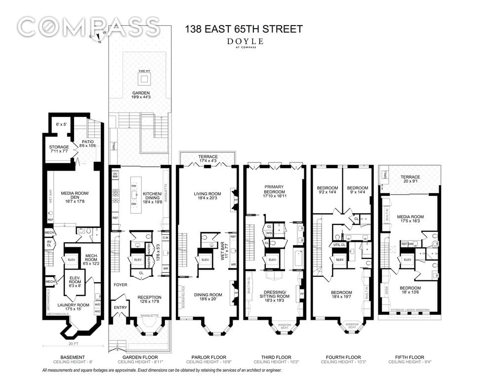Floor plan of 138 East 65th Street in Manhattan, New York, NY 10065