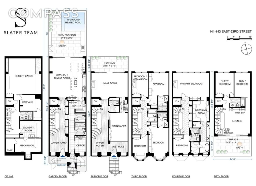 Floor plan of 141 East 63rd Street in Manhattan, New York, NY 10065