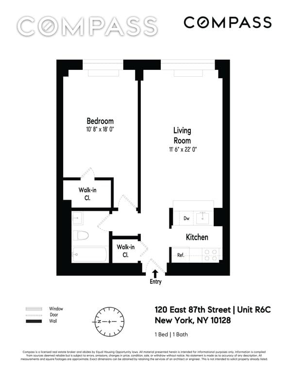 Floor plan of 120 East 87th Street #R6C in Manhattan, New York, NY 10128