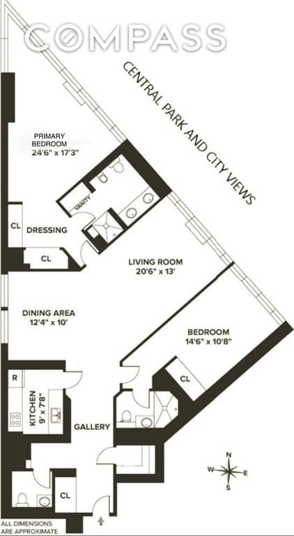 Floor plan of 146 West 57th Street #59A in Manhattan, New York, NY 10019