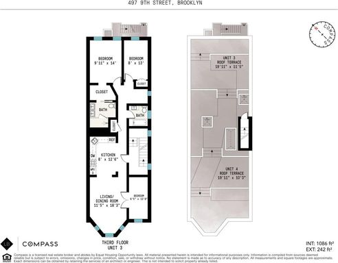 Image 1 of 1 for 497 9th Street #3 in Brooklyn, NY, 11215