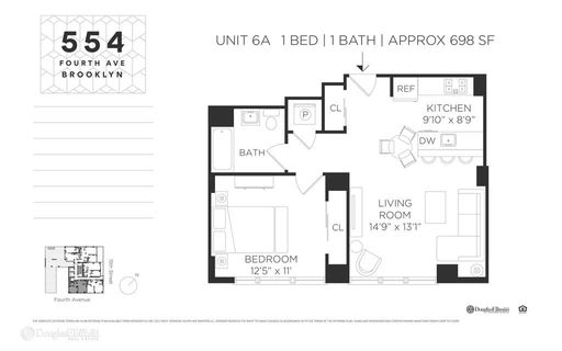Image 1 of 9 for 554 Fourth Avenue #6A in Brooklyn, NY, 11215
