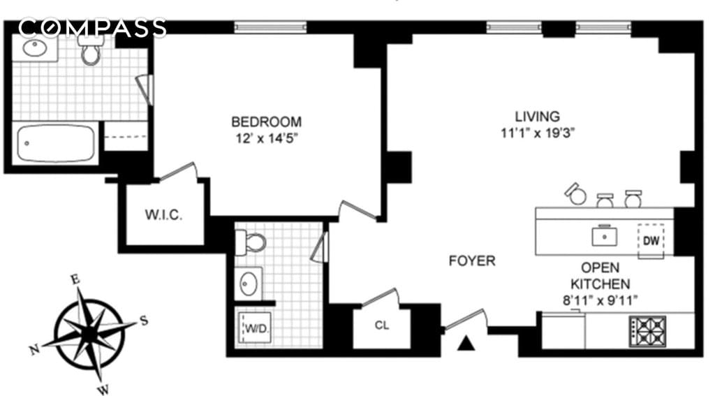 Floor plan of 1 Hanson place #10A in Brooklyn, Brooklyn, NY 11243