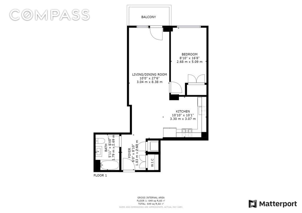 Floor plan of 109-19 72nd Road #4F in Queens, Flushing, NY 11375